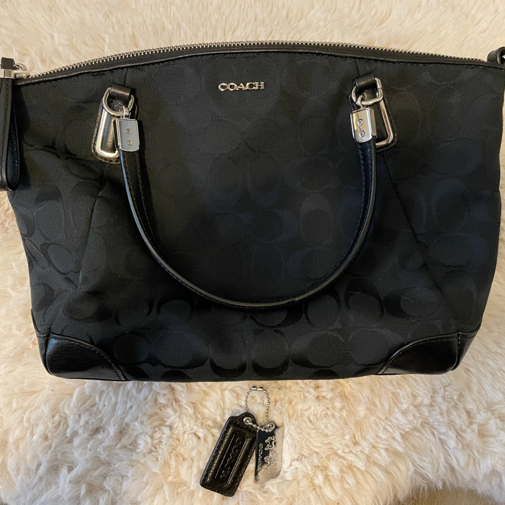 Coach Signature Print Purse - Picture 2 of 5